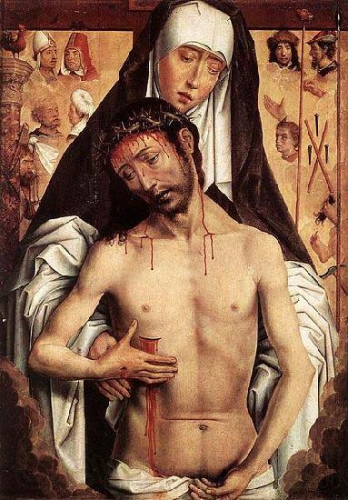 Hans Memling The Virgin Showing the Man of Sorrows Spain oil painting art